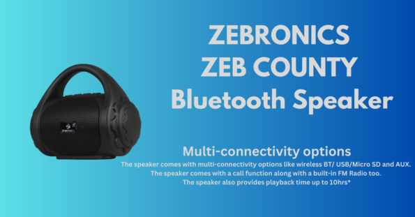 ZEBRONICS ZEB COUNTY Bluetooth Speaker