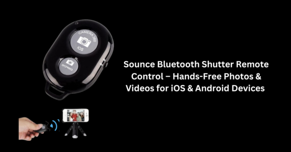 Sounce Bluetooth Shutter Remote Control – Hands-Free Photos & Videos for iOS & Android Devices