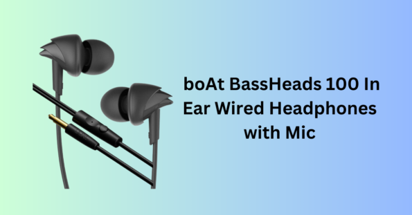 boAt BassHeads 100 In-Ear Wired Headphones with Mic