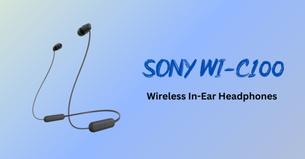 Sony WI-C100 Wireless In-Ear Headphones – Customizable EQ, Deep Bass, 25H Battery Life, and IPX4 Splash Proof